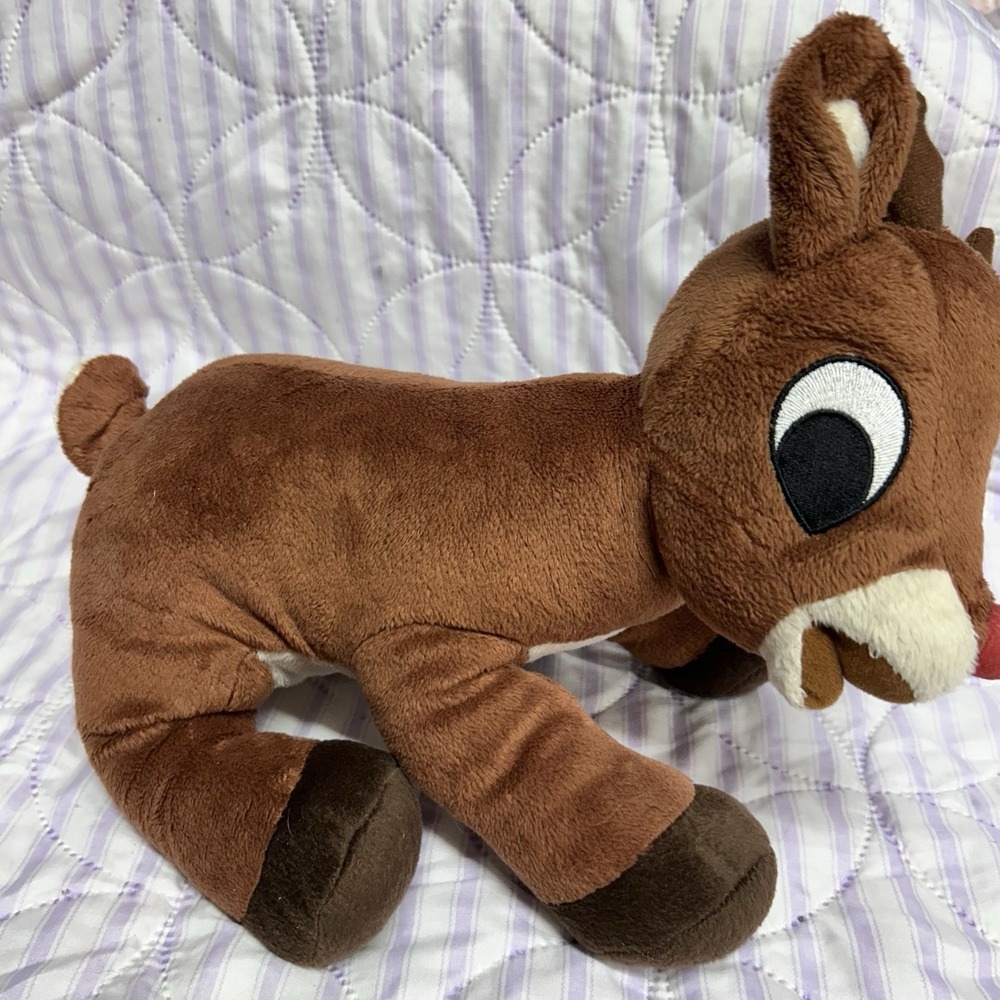 Rudolph the Red Nosed Reindeer Plush 12" Stuffed Toy Commonwealth 2008